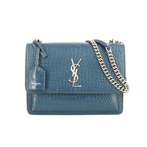 ysl sunset medium cuir lisse|Saint Laurent Sunset Medium YSL Crossbody Bag in Smooth .